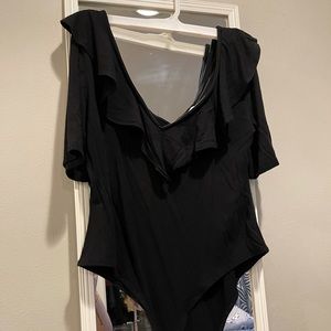 black bodysuit.can be wear under your jacket